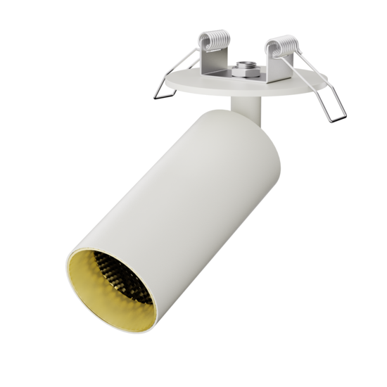 Hyrwell Fixo dimmable cylinder spot 10W for rail, recessed or surface mounted dia 50 mm height 110 mm - Create the perfect atmosphere with dimmable lighting
