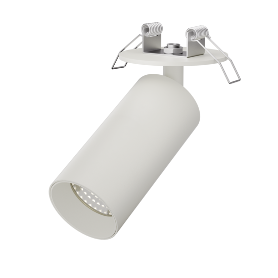 Fixo dimmable cylinder spot 12W for rail, recessed or surface mounted dia 55 mm height 115 mm