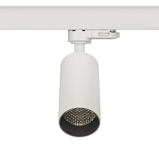 Fixo dimmable cylinder spot 12W for rail, recessed or surface mounted dia 55 mm height 115 mm