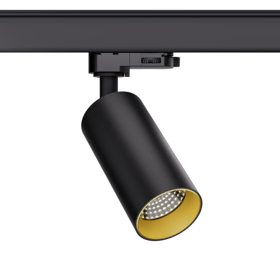 Foco cilíndrico regulable Fixo 12W para carril, empotrado o de superficie Ø 55 mm altura 115 mm