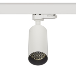 Hyrwell Fixo spot cylindrique 15W pour rail, encastré ou monté en surface dia 55 mm hauteur 115 mm