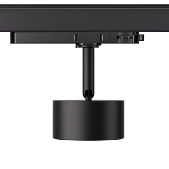 Fixo cilinderspot 20W voor rail dia 90 mm hoogte 47 mm ultraplat