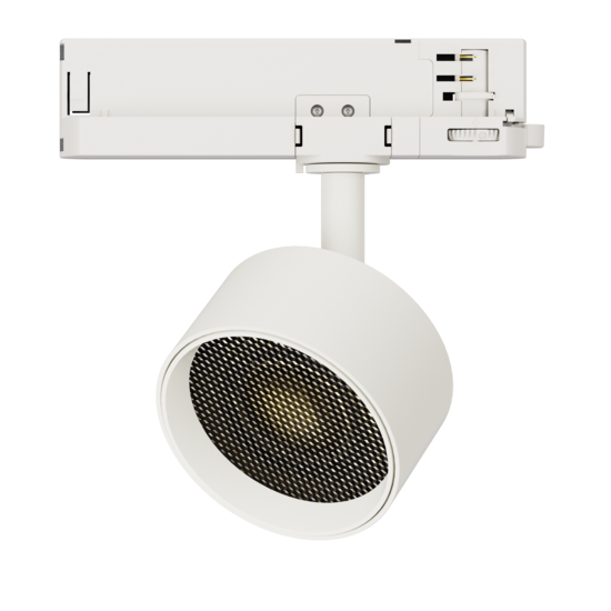 Fixo cylindre spot 20W pour rail dia 90 mm hauteur 47 mm ultra plat