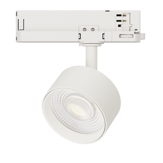 Fixo Dali foco cilíndrico 20W para carril dia 90 mm altura 47 mm ultra plano