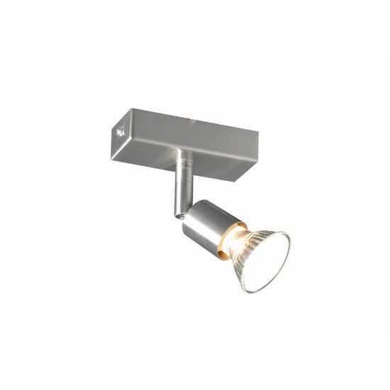 Ceiling lamp GU10 white, gray, bronze, glass 100mm long