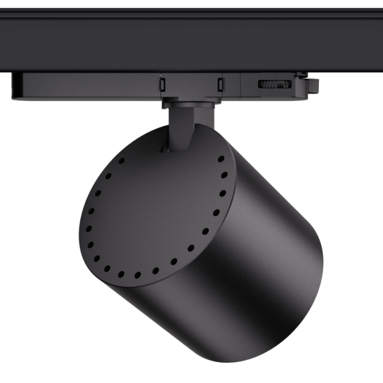 Spot sur rail orientable Shopy Dali 36W avec réflecteur aluminium Alanod