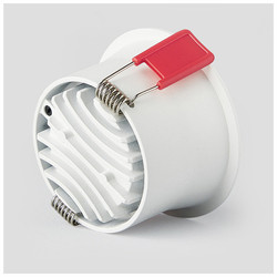 Flacher (nur 5 cm) Einbaustrahler LED 7W weiß oder schwarz