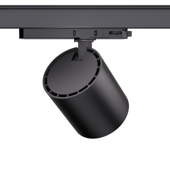 Eclairage cylindrique ECONOMY pour magasins 32W sur rail 3100 lm