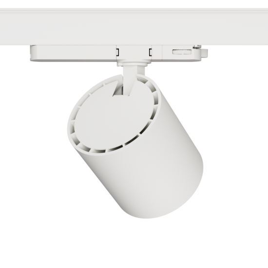 Hyrwell Iluminación cilíndrica ECONOMY para tiendas 32W en riel 3100 lm - Solución de iluminación ideal para su tienda
