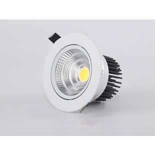 Foco empotrable blanco 15W 138 mm (tamaño corte 120 a 130 mm) regulable