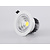 Roberto white recessed spotlight 15W 138 mm (cutting size 120 to 130 mm) dimmable