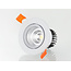 Luminaire encastré LED blanc 10W 95mm à 104 mm taille de scie