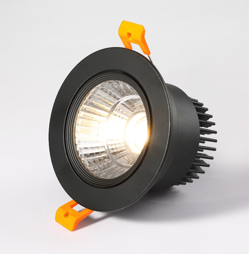 COB LED Downlight 85-265V, Foco Empotrable en la Techo, Lámpara de