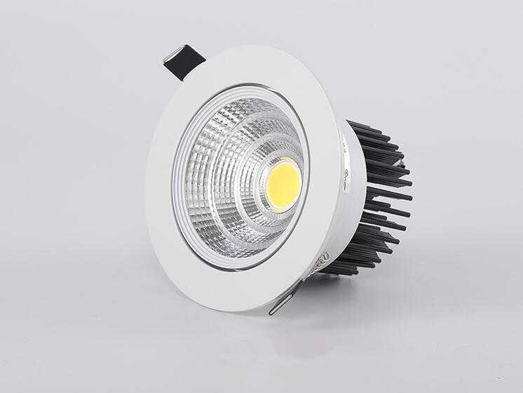 Foco empotrable LED de 7 piezas, ultraplano, foco empotrable LED para  interior, foco empotrable redondo y delgado