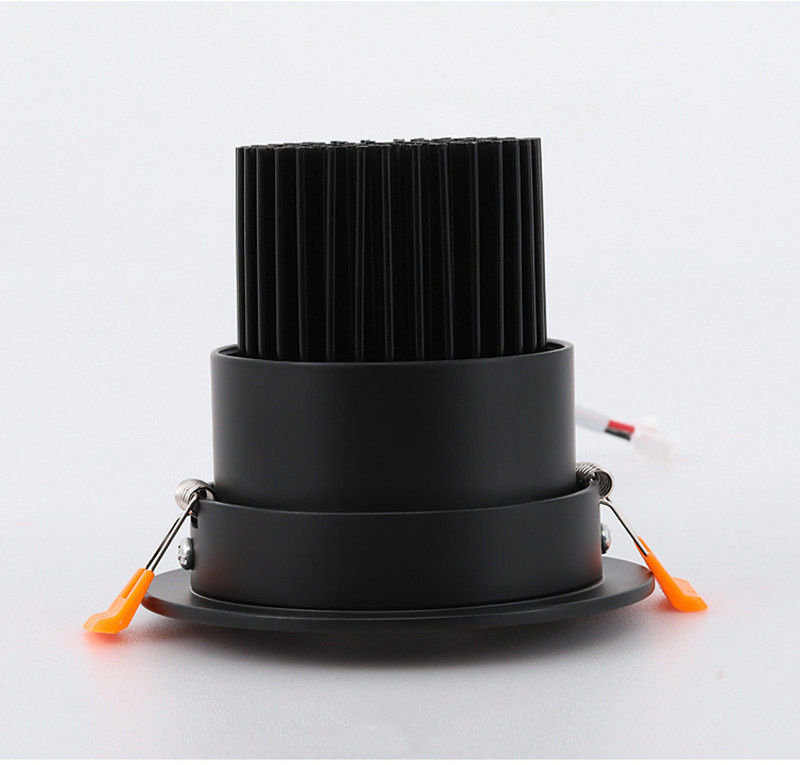 Foco empotrable negro con LED regulable en 3 niveles - Ulo