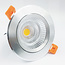 Grauer Einbauspot LED 5W 24° oder 60° Strahl mit 75 mm bis 80 mm Lochgröße