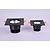 Square black 5W LED recessed lamp dimmable 9.2cm x 9.2cm outer size