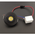 Schrankleuchte LED 3W schwenkbar (weiß, schwarz oder alugrau)