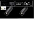 Zoomy Hyrwell 6W directional spotlight with rotating lens from narrow 8° beam to 46° wide - Ideal for customizable lighting in any space