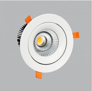Foco empotrable LED regulable de 50 W, tamaño de sierra de 158 mm a 180 mm, 5 años de garantía