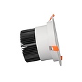 Foco empotrable LED regulable de 50 W, tamaño de sierra de 158 mm a 180 mm, 5 años de garantía