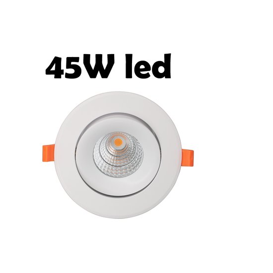 Profy Large 45W LED dimmable recessed spot 5 year warranty 193 mm outer size