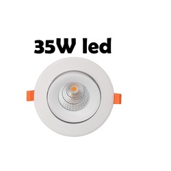 Design dimmable recessed spot 35W 145mm to 170mm hole size 5 year warranty
