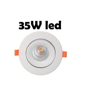 Design spot encastrable dimmable 35W 145mm à 170mm taille de trou Garantie 5 ans