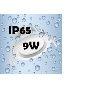 Inbouwspot LED 9W 90mm diameter waterdicht IP65