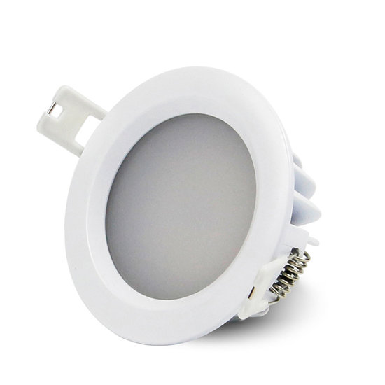 Aquatico Foco LED empotrable de 15 W, 120°, IP65, regulable, 108 mm de diámetro.