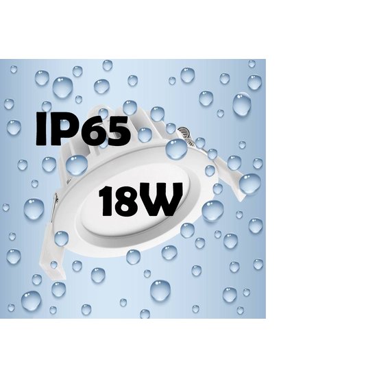 Aquatico Spot encastrable LED 18W 120° IP65 dimmable diamètre 190mm