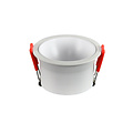 Shallow 20W dimmable recessed spot (74 mm depth) LED white with inner color