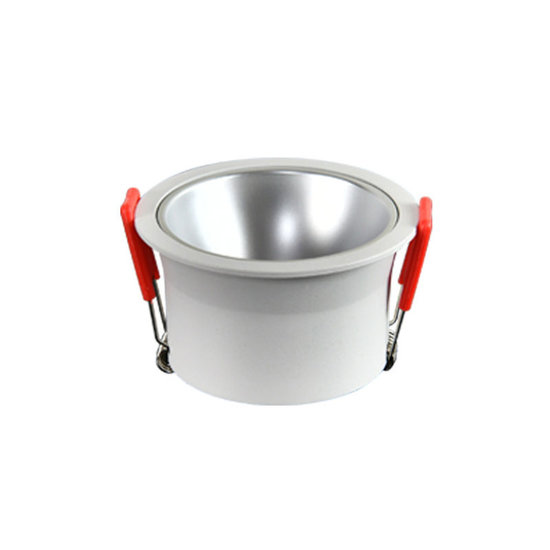 Flacher, dimmbarer 20-W-Einbaustrahler (74 mm Tiefe), LED-Weiß mit Innenfarbe