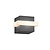 Cube-shaped outdoor wall lamp LED 1x 7.5W 3000K anthracite