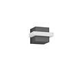 Aplique de exterior en forma de cubo LED 1x 7.5W 3000K antracita
