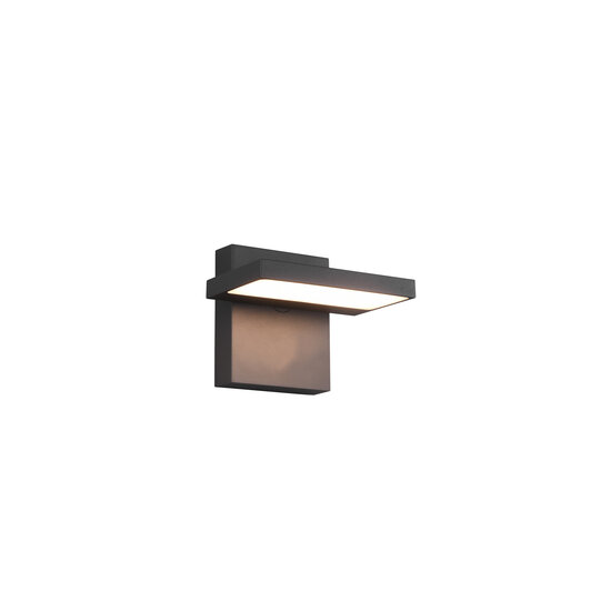 Draaibare buitenwandlamp LED 1x8W 3000K antraciet
