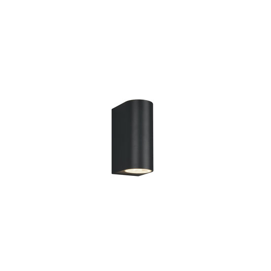 Trio Lighting Applique murale extérieure semi-circulaire 2xGU10 anthracite - Design intemporel pour l'éclairage extérieur