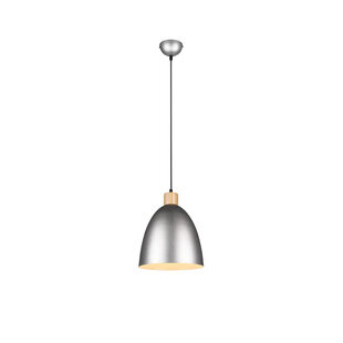 Hanglamp 1xE27 40W antiek nikkel