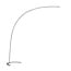 Trio Lighting Lámpara de pie curva de titanio LED 18W DIM 3000K - Crea un ambiente acogedor en tu espacio