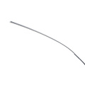 Eye-catching curved titanium floor lamp LED 18W DIM 3000K