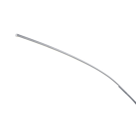 Eye-catching curved titanium floor lamp LED 18W DIM 3000K