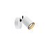 Trio Lighting Trio Lighting Single wit/zwarte accent wand/plafondspot 1xGU10 mat wit - Perfecte verlichting voor elke ruimte