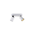 Trio Lighting Trio Lighting Duo wit/zwart accent plafondspot 2xGU10 wit mat - Perfect voor moderne interieurs