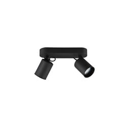 Trio Lighting Duo foco de techo 2xGU10 negro mate