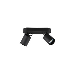 Trio Lighting Duo accent ceiling spot 2xGU10 black matt