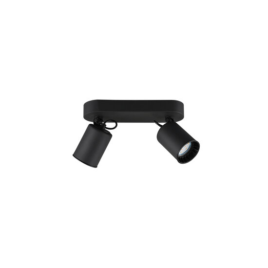Trio Lighting Trio Lighting Duo foco de techo 2xGU10 negro mate - Ideal para crear una atmósfera moderna en cualquier habitación
