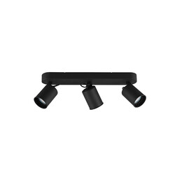 Trio spot plafond accent 3xGU10 noir mat