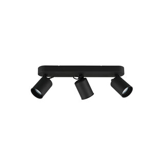 Trio accent ceiling spot 3xGU10 matt black