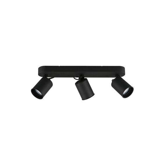 Trio Lighting Trio foco de techo acentuado 3xGU10 negro mate - Iluminación ideal para cualquier espacio