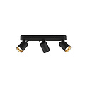 Trio Lighting Trio accent plafondspot 3xGU10 mat zwart - Perfecte verlichting voor elke ruimte